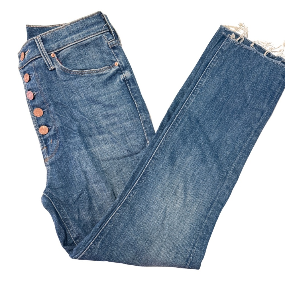 Mother the Pixie Dazzler ankle fray jeans - size 27